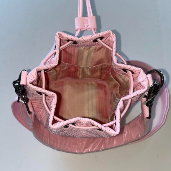 Lug Whirlybird Satin Luxe VL Crossbody Bag Bubble Pink Pastel Pink Bucket Bag - Picture 11 of 14